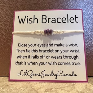 Wish / friendship Bracelets Adjustable