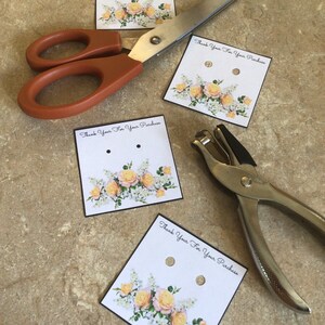 Digital download earring cards / earring display cards