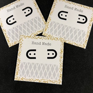 Joyas / Tarjetas de pendientes muestra 12 piezas hechas a pedido