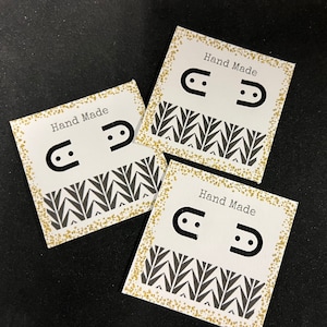12 pc joyería / tarjetas de pendientes pantallas hechas a pedido