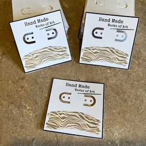 Joyas / Pendientes Tarjetas Muestra 12 piezas hechas a pedido