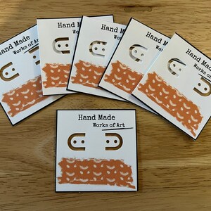 12 expositores de tarjetas para joyería/pendientes hechos a pedido