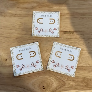 12 PC Joyas / Tarjetas de aretes Pantallas hechas a pedido