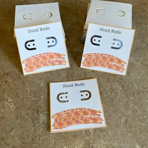 12 PC Joyas / Tarjetas de aretes Pantallas hechas a pedido