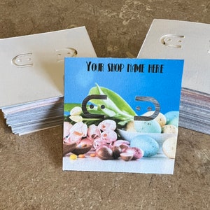 Pantallas personalizadas de joyería / tarjetas de pendientes de 12 piezas hechas a pedido