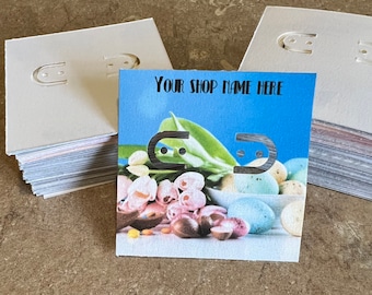 Personalized 12 pc Jewelry / Earring Cards Displays Made to Order