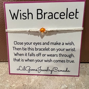 Wish / friendship Bracelets Adjustable
