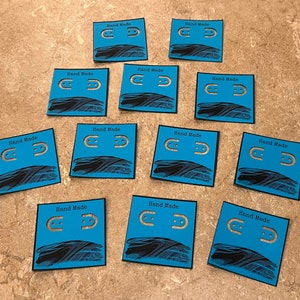 Tarjetas de joyería / pendientes muestra 24 piezas hechas a pedido