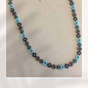 Daisy Chain Beaded Choker Necklace Made to Order