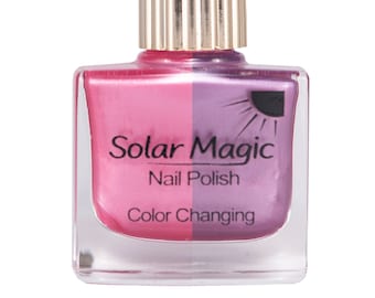 Hot Pinky to Vixen Color Change Nail Polish