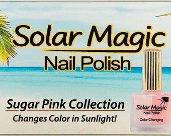 Sugar Pink Color Changing Nail Polish Collection