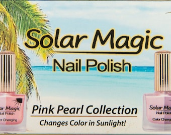 Pink Pearl Color Changing Nail Polish Collection
