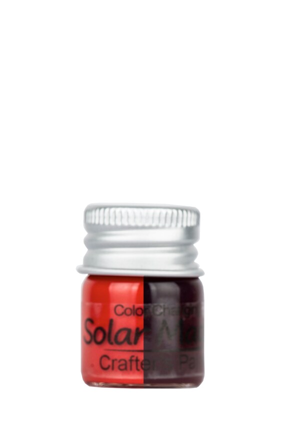 Red to Black Color Change Craft Paint Etsy