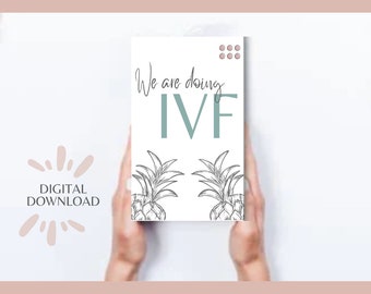 IVF Milestone Cards DIGITAL Download // IVF Care Gift // Infertility gift // Fertility Photo Cards // Printable Milestone Cards