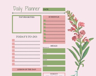 Daily Planner - Digital Planner