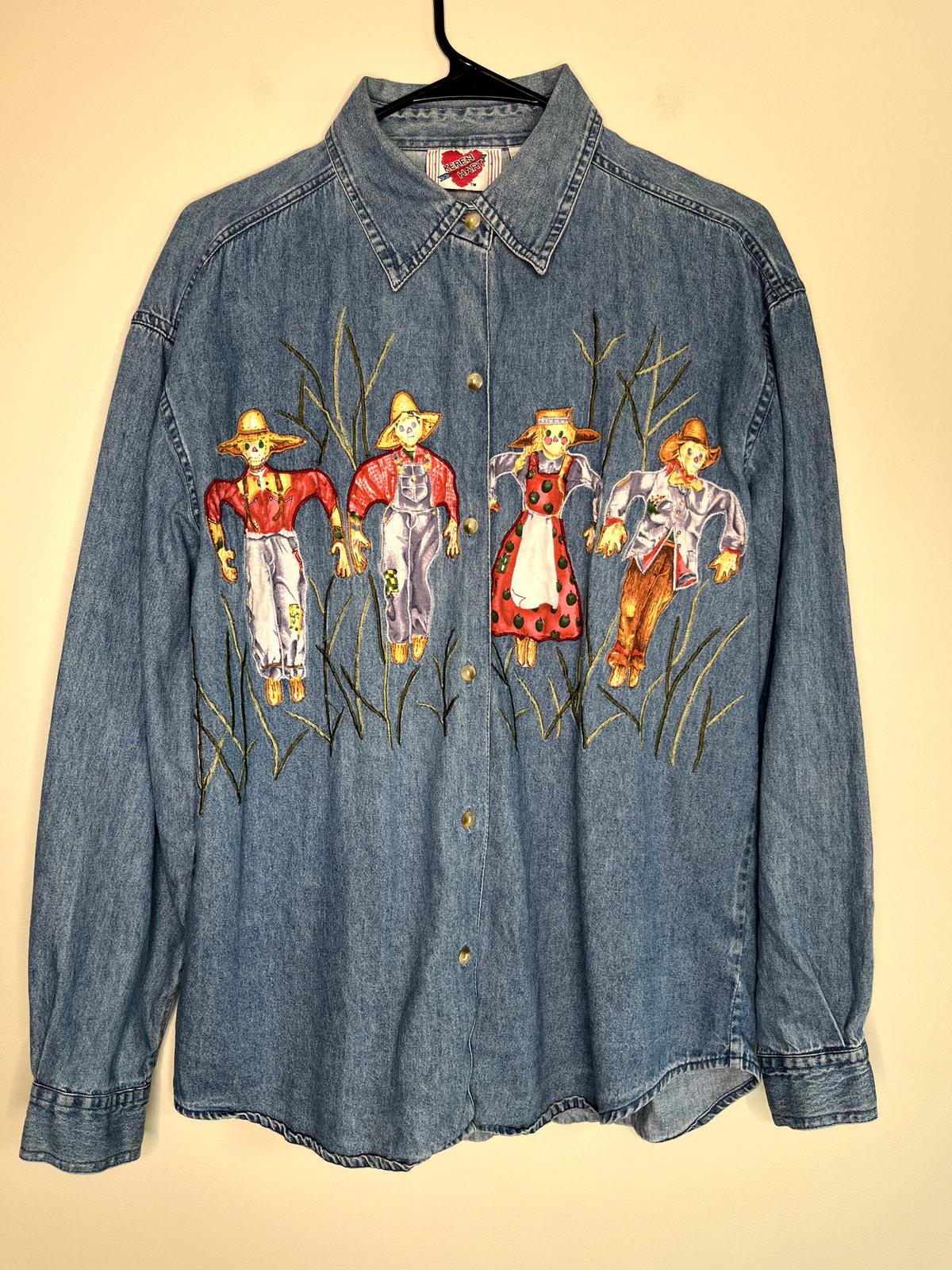 レディース 古着 90s KEREN hart カラフル マルチ ドット