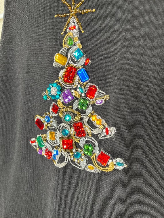 Vintage 2004 Michael Simon Jeweled Glam Christmas… - image 4