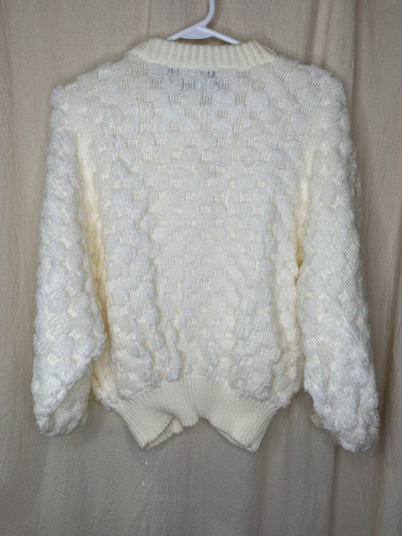 Vintage 1980s Rochelle Bubble Popcorn Puff Knit G… - image 4