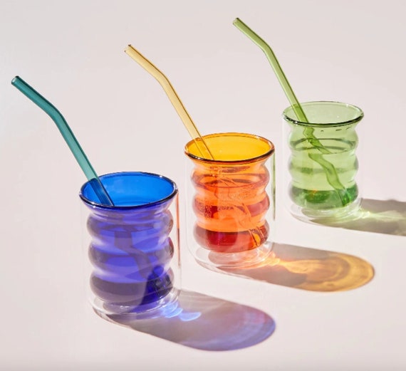 Wavy Glass Cup