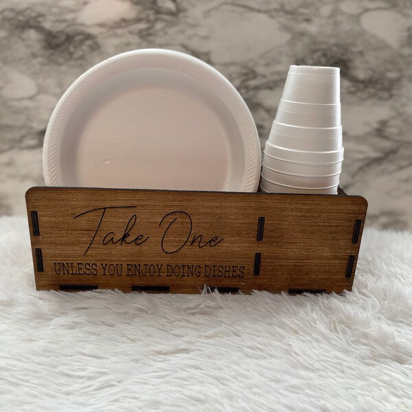 Plate and Cup Holder Etsy