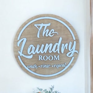 Laundry Room Sign , Wood laundry sign , Laundry decor , Laundry sign , Rustic laundry room , Black and White laundry sign , Vintage laundry