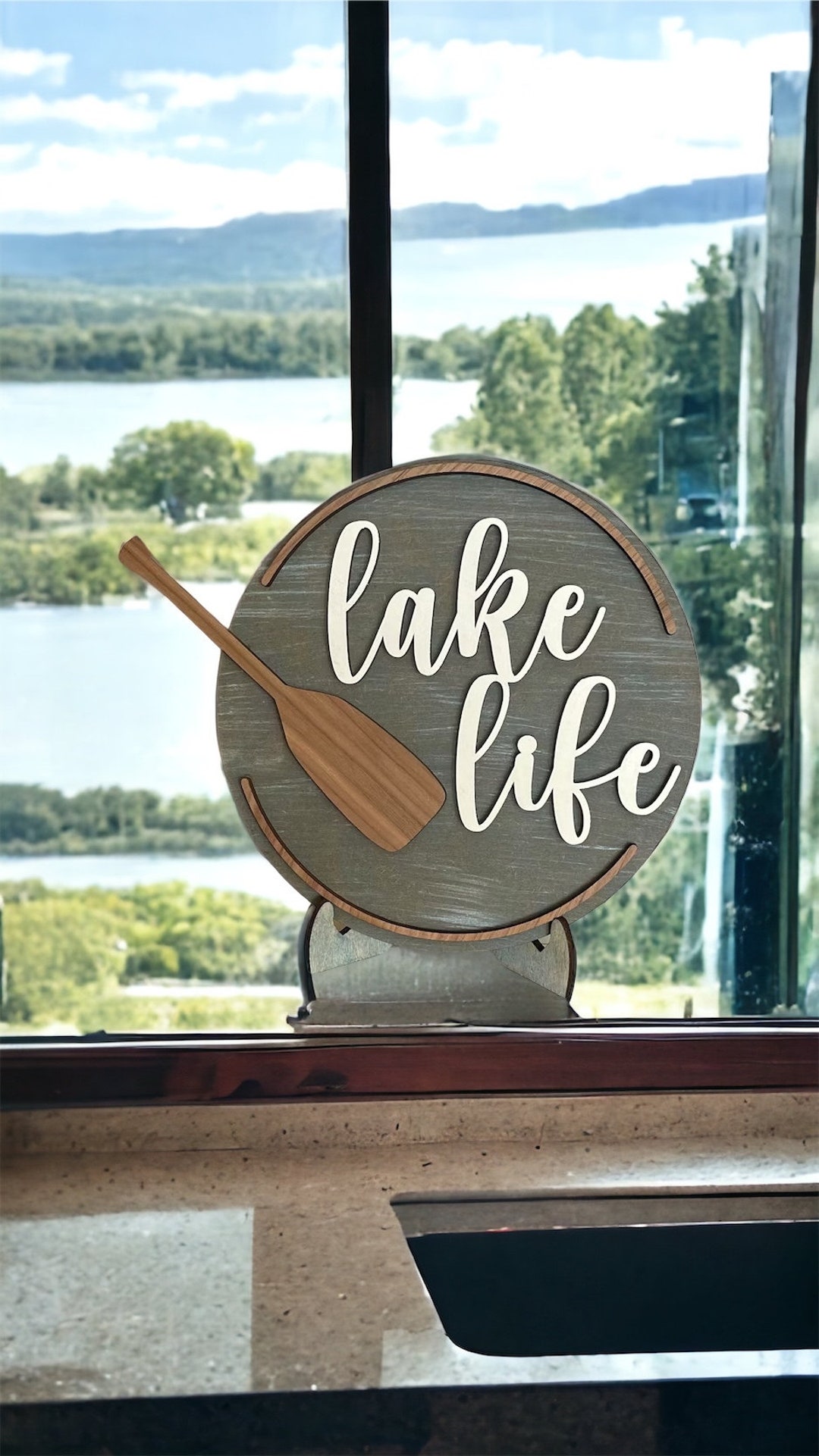 Lake Life Sign,summer Decor,lake Life Door Hanger,lake Life Wall Art