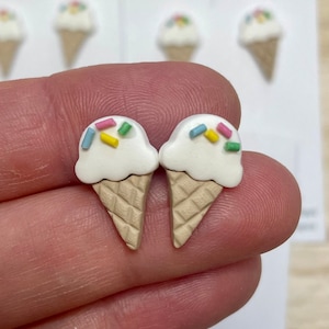 TAI CZ Ice Cream Cone Studs main image 1