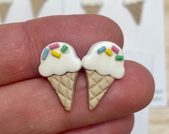 Ice Cream Cone Studs or Build your own stud 2 pack!