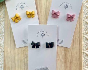 Little Bow Studs or Build-Your-Own 2-pack