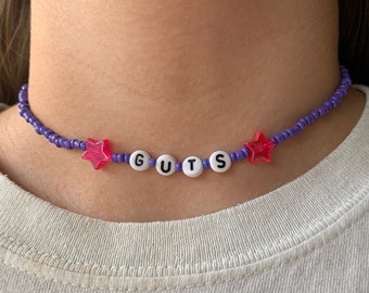 Beaded ‘GUTS’ Tour Necklace