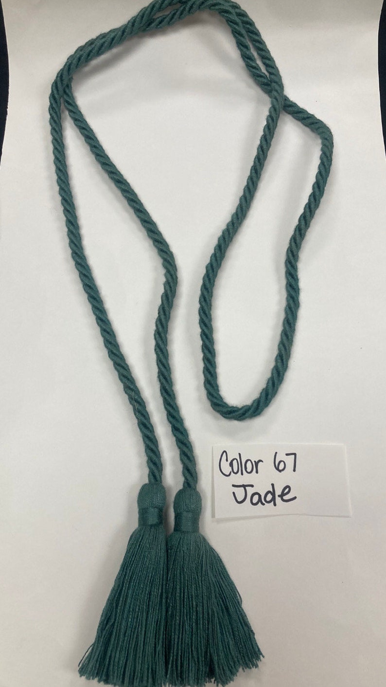 Vip Rope Tassel 65” Italian Decorative Rope With Tassels - Etsy