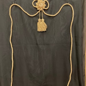 Italian metallic gold picture cord