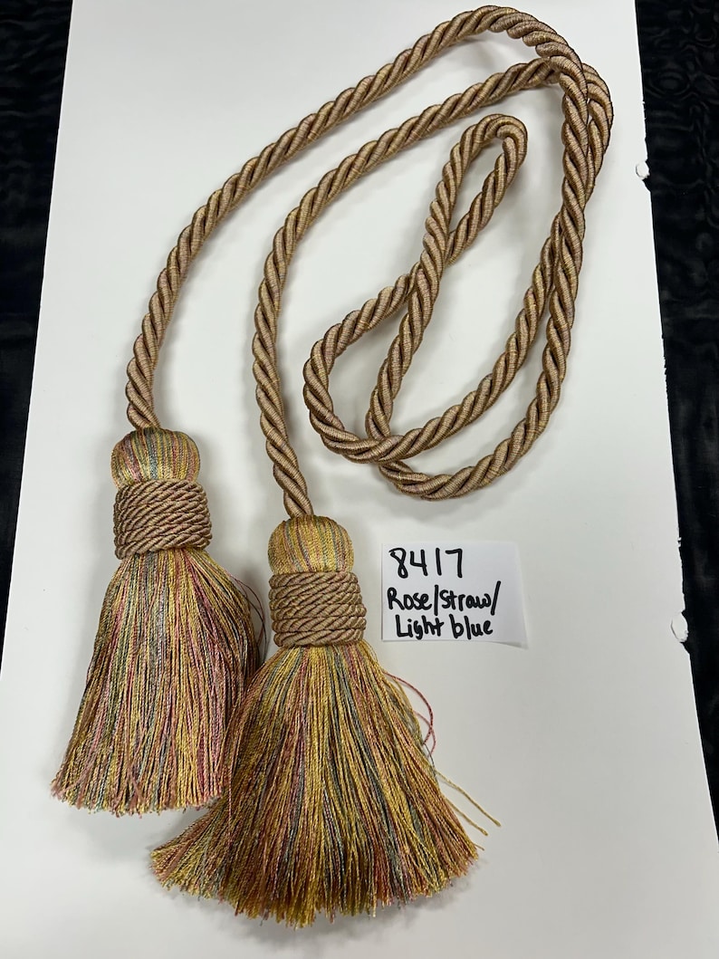 Vip Rope Tassel Italian 65” Rayon Rope With Tassels - Etsy