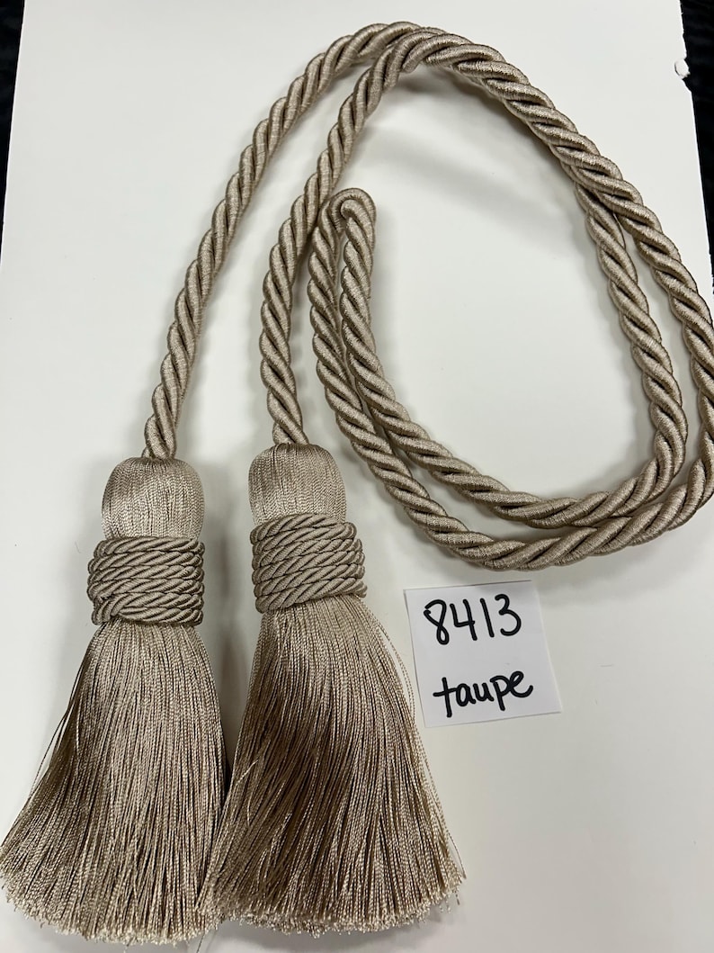 Vip Rope Tassel Italian 65” Rayon Rope With Tassels - Etsy