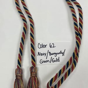 65” Italian decorative rope with tassels