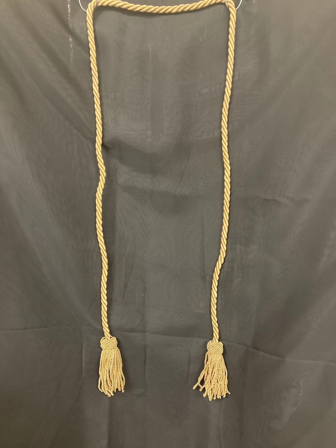 Italian Old Gold Rope With Tassels - Etsy