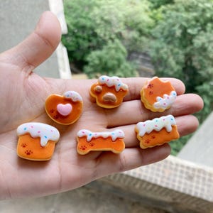 Donut Wüsten Harz Dekoration Handwerk Flatback Cabochon Scrapbooking Fit Phone Verschönerungen Perlen DIY Zubehör