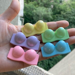 Harts Mini Söt BH Charm Hängsmycke För DIY Hantverk Smyckestillverkning Tillbehör