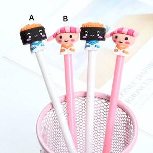 Japón Kawaii Personaje de dibujos animados Bolígrafo bolígrafos plumas de gel Kawaii Útiles escolares Papelería, manualidades para niños