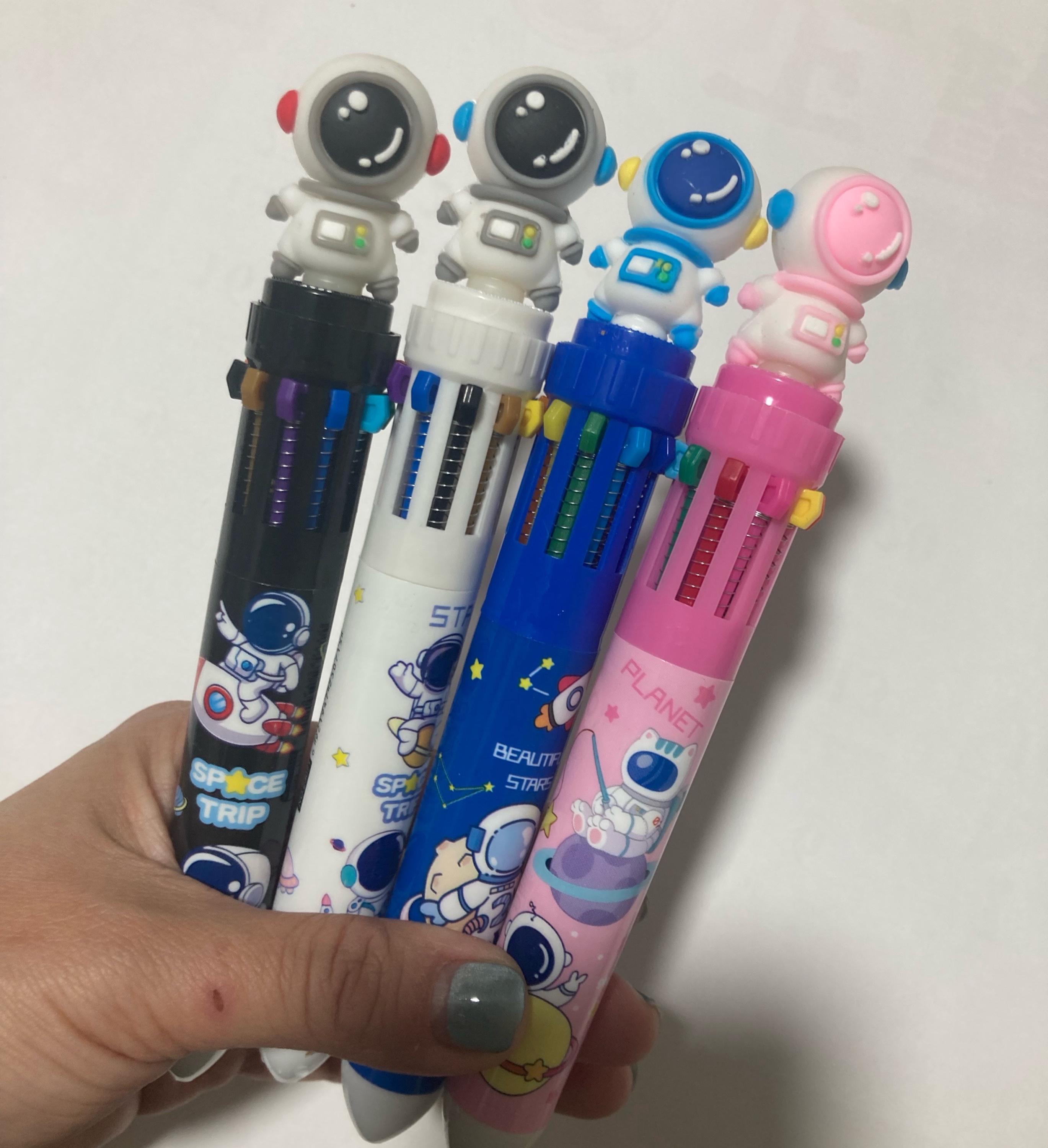 10 Colors Cartoon Astronaut Ballpoint Pen School Office Supply ...