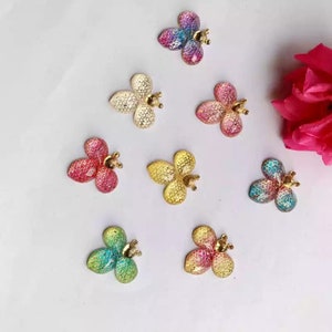 Kawaii Flatback DIY Bee Miniature Animals Resin Cabochons Flat Back Scrapbooking Embellishment Decoration Crafts Making