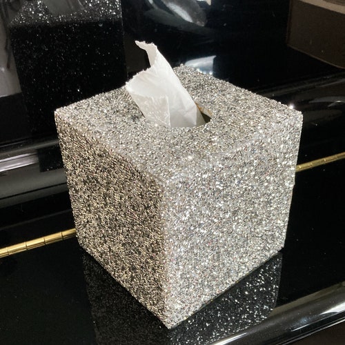 Crystal Tissue Box Etsy