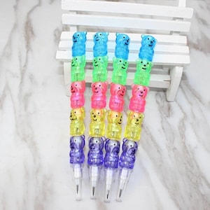 2pcs Non-sharpening Bear Pencils Pen Cap Students Writing Pens School Stationery Pencil for Kids Gift school Office Supplies