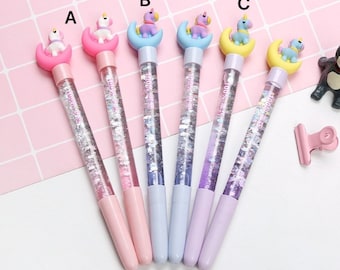 Kawaii Cute horse Ballpoint Pen Gel Pens Kawaii School Supplies Stationery, Kid Crafts