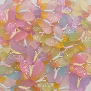 Glow in the Dark Resin Charms: Deer & Butterfly - DIY Craft Supplies