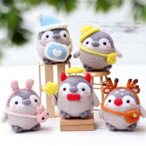 Doll Wool Felt Kit Needle Felting Kit Animal Pet Doll for Needle Material Bag Pack for Women and Beginner Non Finished