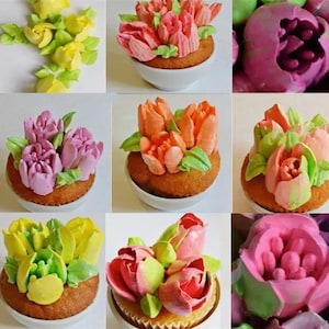 1 set 7Style Russian Tulip Icing Piping Nozzles Roestvrij Staal Flower Cream Pastry Tip Keuken Cupcake Cake Decorating Tools afbeelding 3