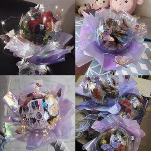 Butterfly Bobo Ball Bouquet DIY Gift Box Set, Round Shaped Balloon Bouquet Flower, Flower Bouquet, Acrylic Ball Gift Box Set image 5