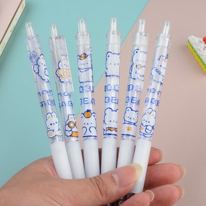 Japón Kawaii Personaje de dibujos animados Bolígrafo bolígrafos plumas de gel Kawaii Útiles escolares Papelería, manualidades para niños
