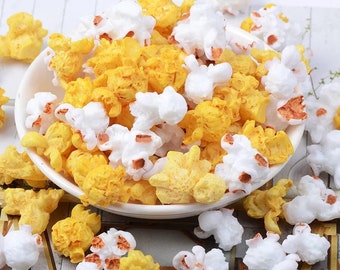 Popcorn Material Kit 3D Resin Flat Cabochons Embellishment Apple Diy Wedding Hairpin accessories Scrapbook Craft